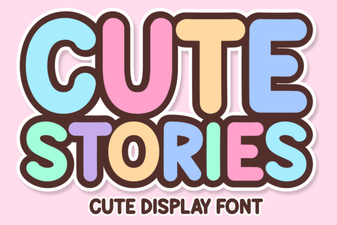 Creative Fonts for Telling Cute Stories