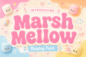 The Marshmellow Font for Creative Design Projects
