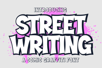 Urban Fonts for Graffiti Art Projects