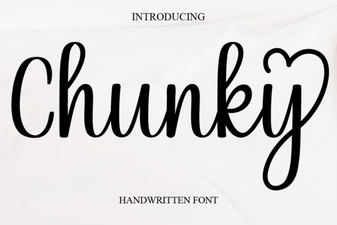 Chunky Fonts for Bold & Impactful Designs