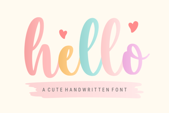 Creative Hello Font Ideas for Your Design Projects
